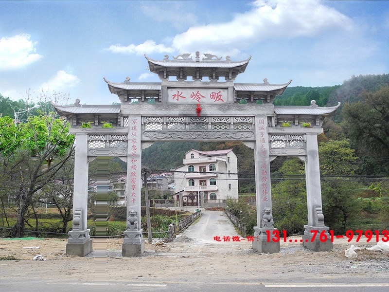 景觀三門石牌坊廠家石雕的企業有哪些？